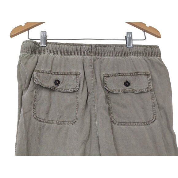 C&C California Cargo Jogger Pants Women L Green Minimalist Travel Elastic Wasit - Picture 5 of 13